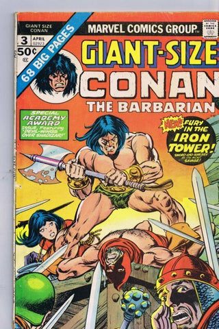 Giant Size Conan the Barbarian #3 ORIGINAL Vintage 1975 Marvel Comics 