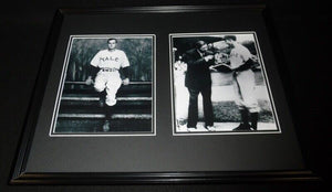 President George HW Bush Framed 16x20 Photo Display Yale Baseball B