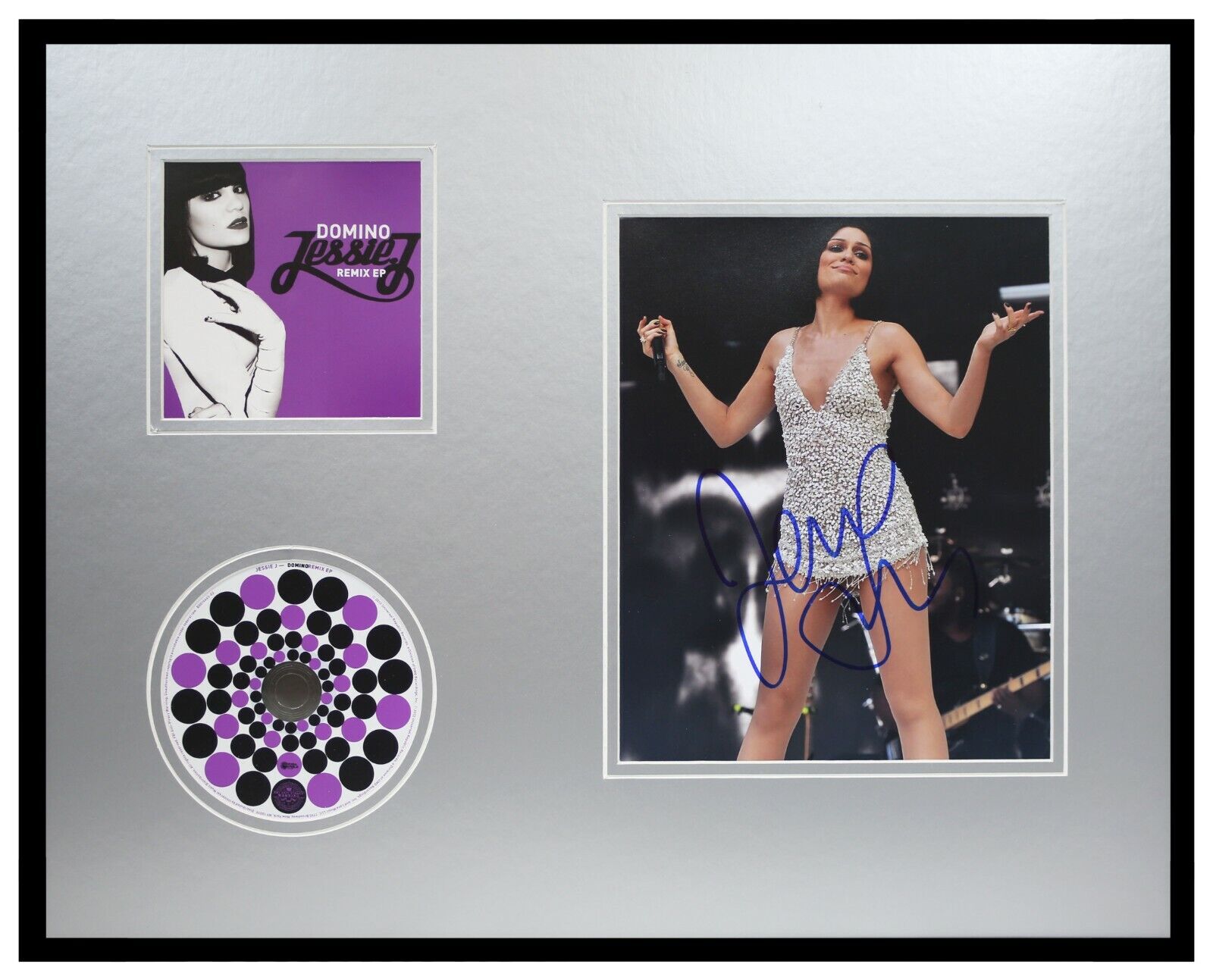 Jessie J Signed Framed 16x20 Domino CD & Photo Display C