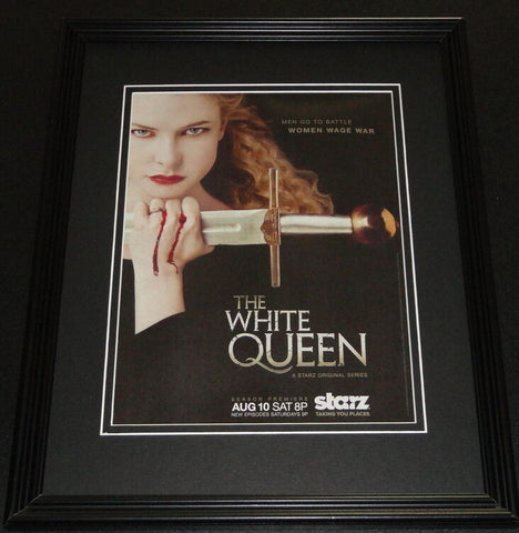 The White Queen Framed 11x14 ORIGINAL Vintage Advertisement Rebecca Ferguson