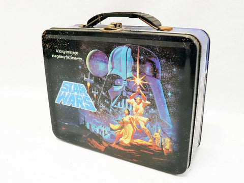 ORIGINAL Vintage 2012 Tin Box Star Wars Episode IV New Hope Metal Lunch Box