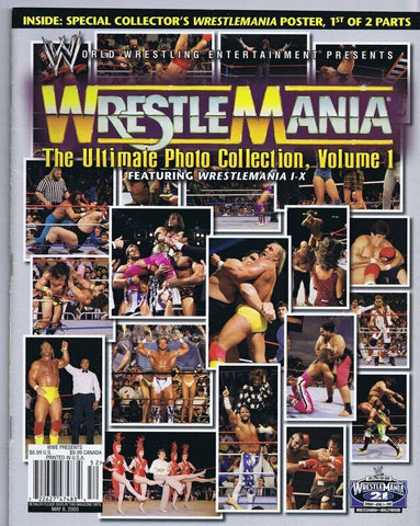 ORIGINAL Vintage 2005 WWF Magazine Wrestlemania Ultimate Photo Collection Vol 1