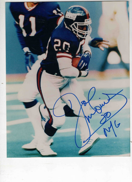 Joe Morris Signed 8x10 Photo Giants