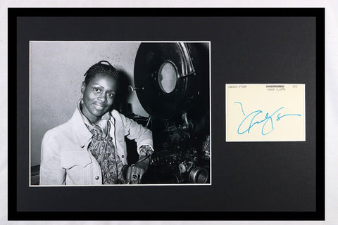 Cicely Tyson Signed Framed 11x17 Photo Display Vintage 1976