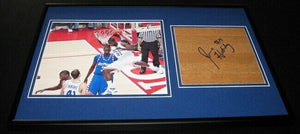 Jrue Holiday DUNK Signed Framed 12x18 Floorboard + Photo Display UCLA 76ers