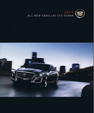 ORIGINAL Vintage 2014 Cadillac CTS Sales Brochure Book