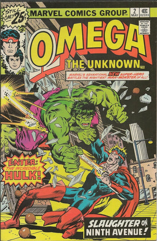 Omega the Unknown #6 ORIGINAL Vintage 1976 Marvel Comics Incredible Hulk