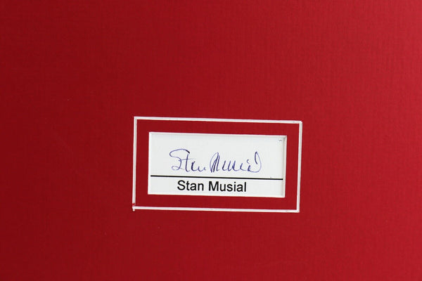 Stan Musial Signed Framed 16x20 Photo Set PSA/DNA 3000th Hit 300th HR Cardinals