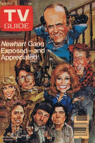 ORIGINAL Vintage Apr 11 1987 TV Guide No Label Newhart Cast