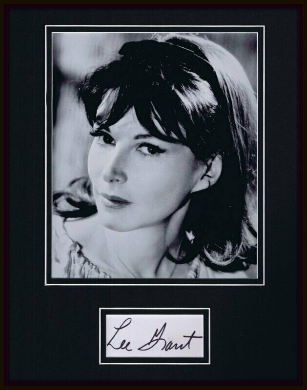 Lee Grant Signed Framed 11x14 Photo Display Shampoo Airport 77