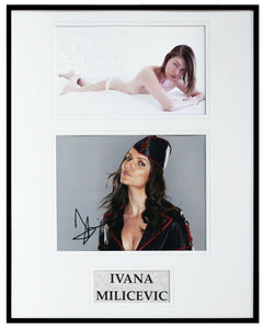 Ivana Milicevic Signed Framed 16x20 Photo Set AW Banshee