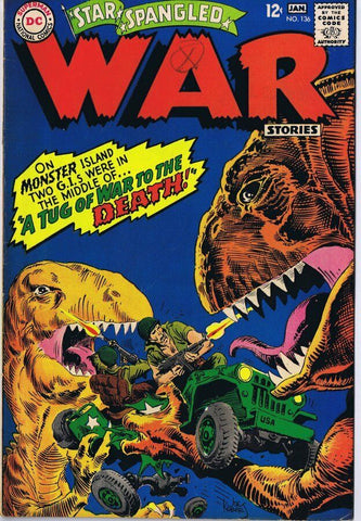 Star Spangled War Stories #136 ORIGINAL Vintage 1966 DC Comics