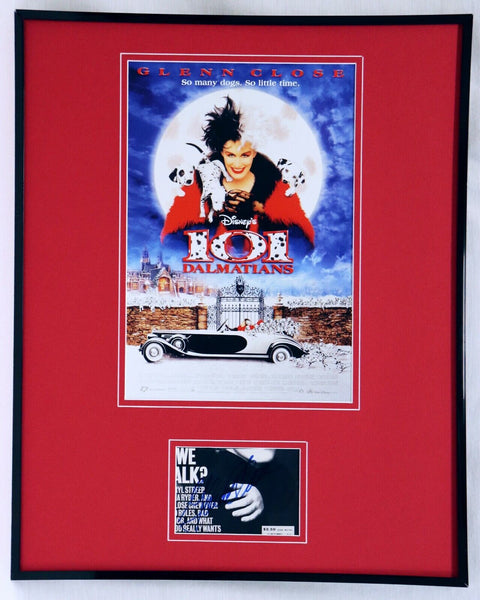 Glenn Close Signed Framed 16x20 101 Dalmatians Poster Display JSA