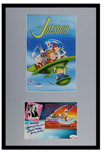 Janet Waldo Signed Framed 12x18 Jetsons Poster Display JSA Judy Jetson Inscript