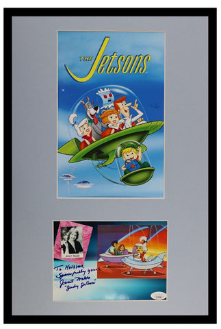 Janet Waldo Signed Framed 12x18 Jetsons Poster Display JSA Judy Jetson Inscript