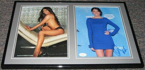 Olivia Munn Signed Framed Photo Set 12x18 Attack of the Show