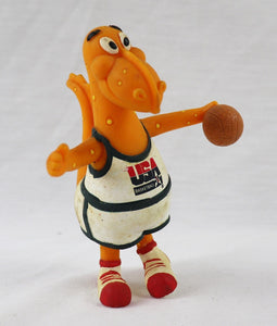 VINTAGE 1992 Kraft Mac & Cheese USA Dream Team Dinosaur Figure