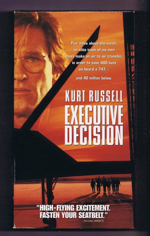 Executive Decision (1996) VINTAGE VHS Cassette 