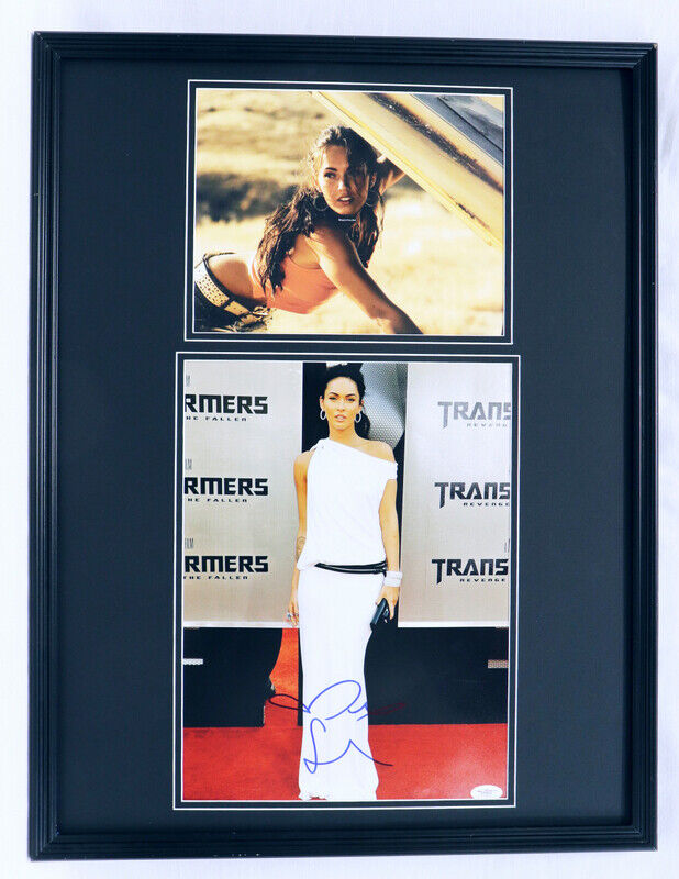 Megan Fox Signed Framed 18x24 Transformers Photo Display JSA