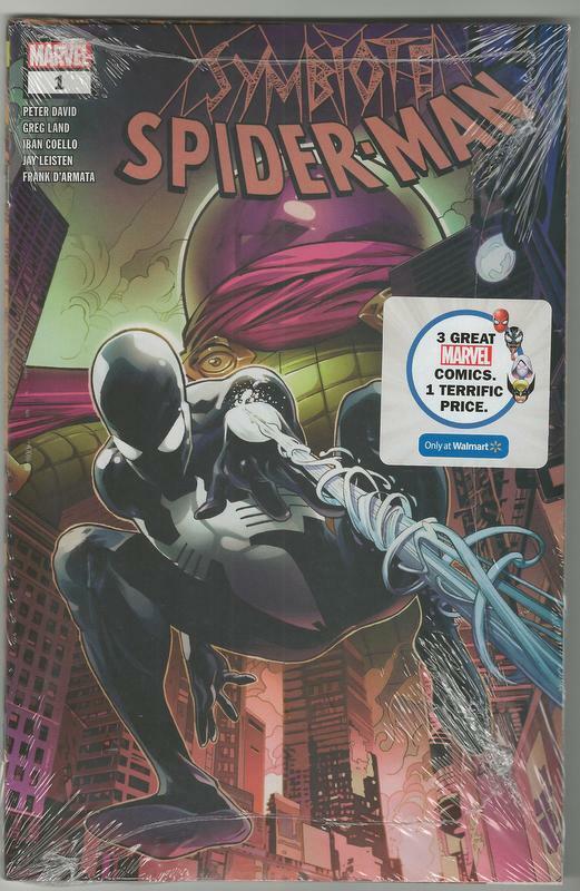 Symbiote Spiderman #1 2020 Walmart Exclusive Marvel Comics 3 Pack 