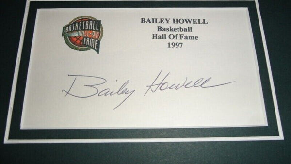 Bailey Howell Signed Framed 11x14 Photo Display Celtics