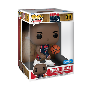 2021 Funko Pop Figure JUMBO 10" Michael Jordan Dream Team Navy Walmart Exclusive