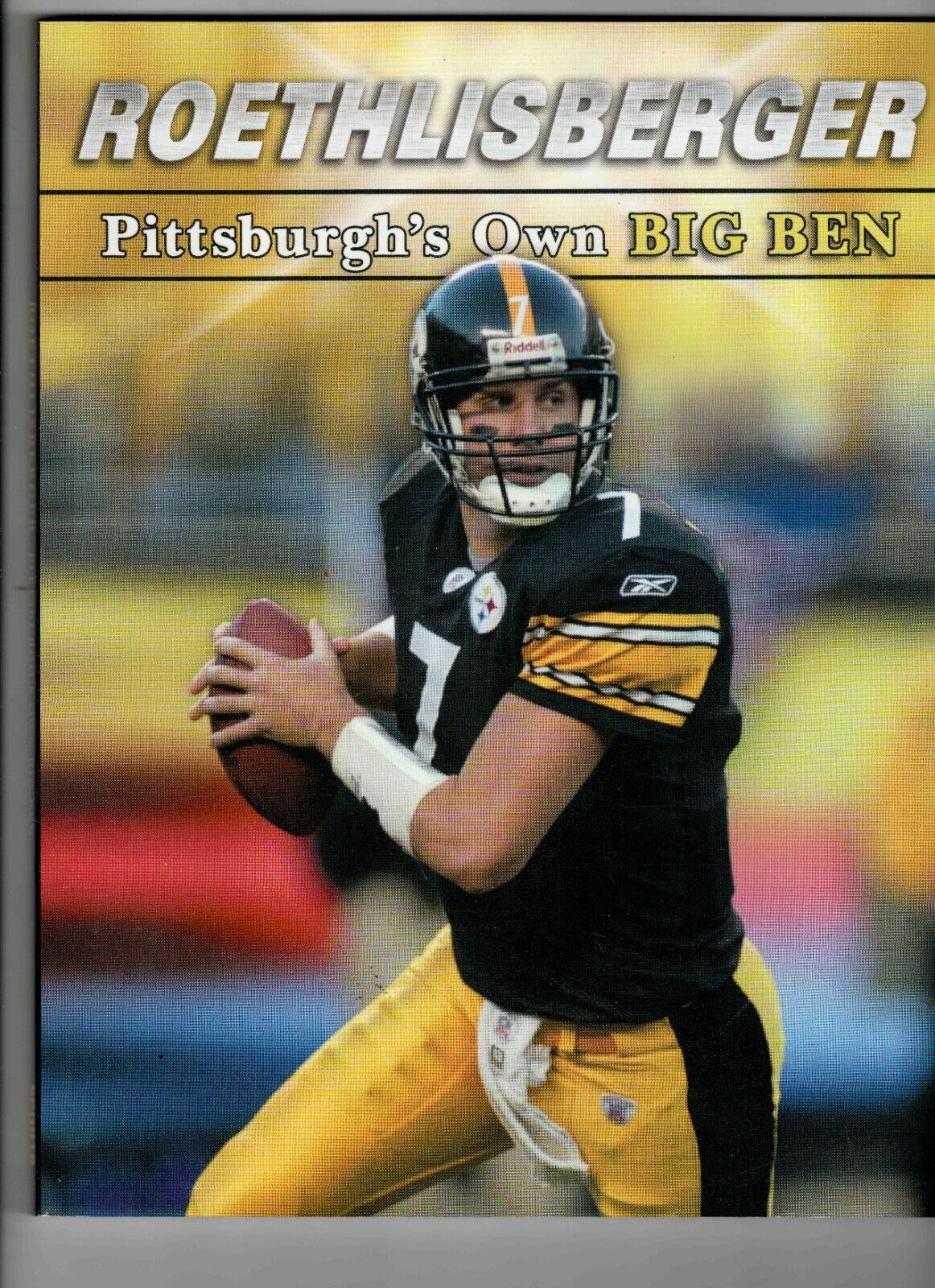 2004 Roethlisberger: Pittsburgh's Own Big Ben Paperback Book Steelers