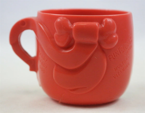 VINTAGE 1972 Flintstones Vitamins Pebbles Plastic Mug