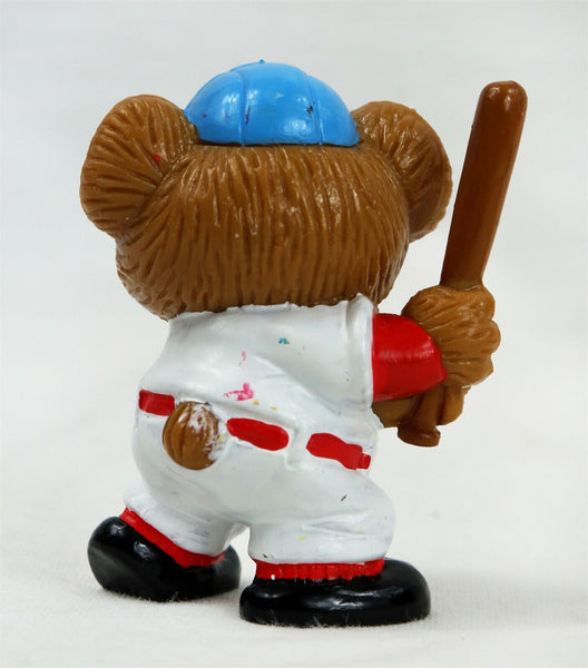 VINTAGE 1984 Gibson Greeting Cards Baseball Bear Action Figure