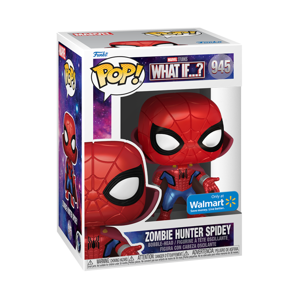 NEW SEALED 2021 Funko Pop Figure What If Zombie Hunter Spider-Man Walmart Excl