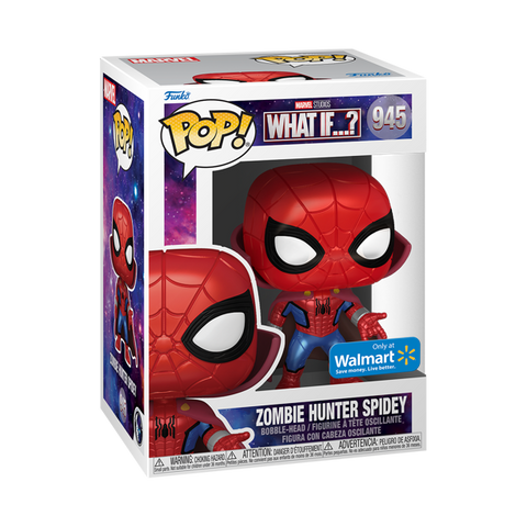 NEW SEALED 2021 Funko Pop Figure What If Zombie Hunter Spider-Man Walmart Excl