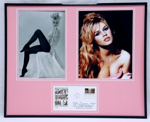 Brigitte Bardot Signed Framed 16x20 Photo Set