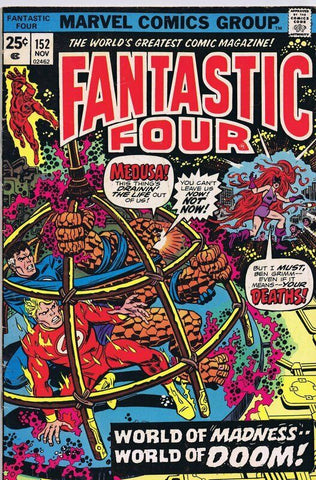 Fantastic Four #152 ORIGINAL Vintage 1974 Marvel Comics Medusa