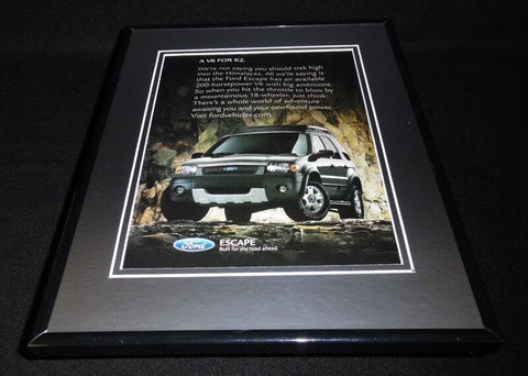 2005 Ford Escape Framed 11x14 ORIGINAL Vintage Advertisement