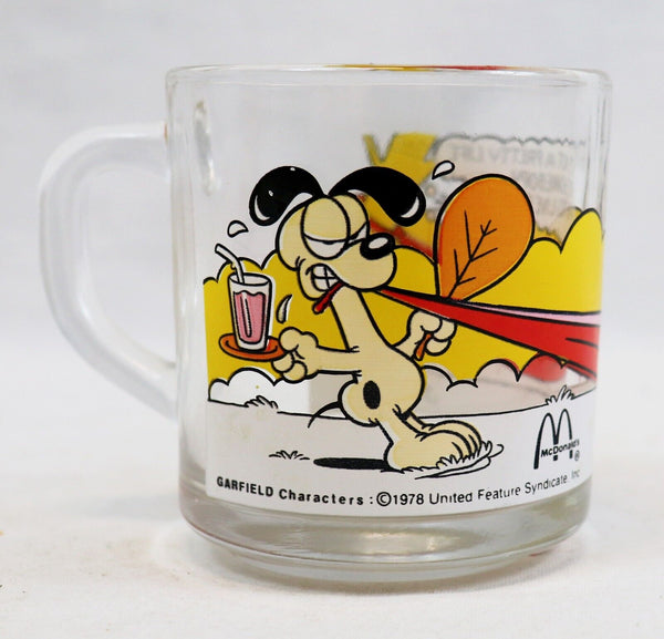 VINTAGE 1978 McDonald's Garfield & Odie It's Not a Pretty Life Coffee Mug