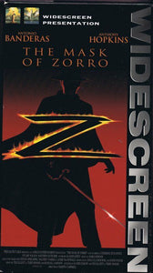 The Mask of Zorro (1998) VINTAGE VHS Cassette 