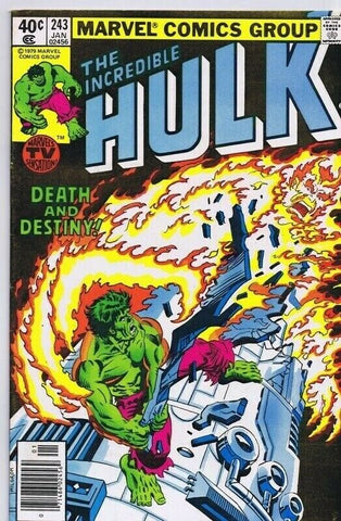 Incredible Hulk #243 ORIGINAL Vintage 1980 Marvel Comics 