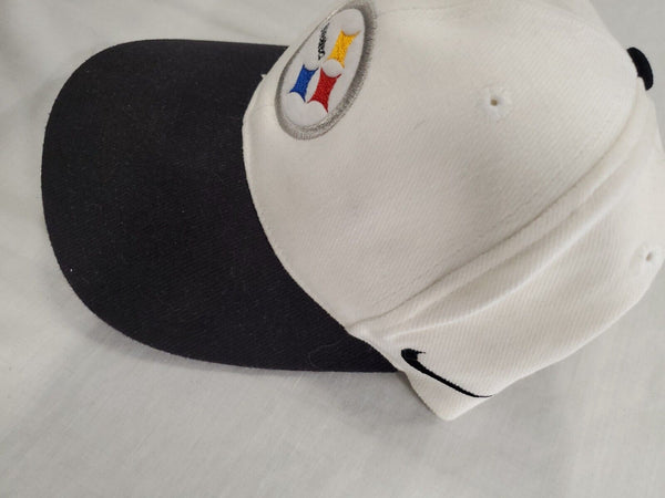 VINTAGE Nike Pittsburgh Steelers Logo Adjustable Snapback Cap Hat