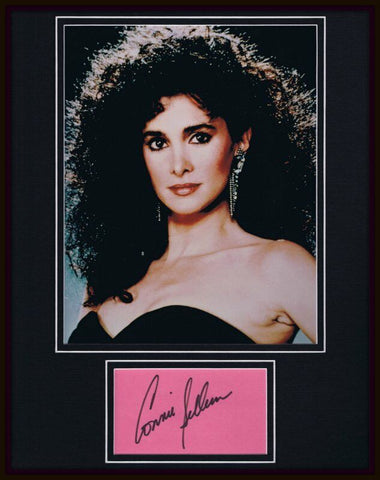 Connie Sellecca Signed Framed 11x14 Photo Poster Display Hotel