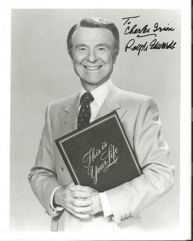 Ralph Edwards Signed 8x10 Photo This is Your Life B