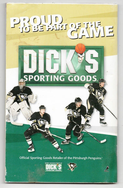 Apr 27 2011 Pittsburgh Penguins Tampa Bay Game 7 Playoff Program 1-0 Shutout L