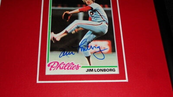 Jim Lonborg Signed Framed 12x18 Photo Display Red Sox 1967 World Series