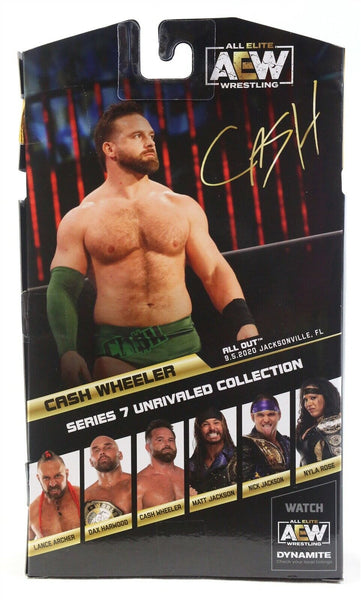 NEW SEALED 2022 AEW Unrivaled Cash Wheeler Action Figure