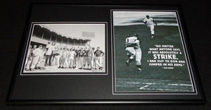 Don Larsen Perfect Game New York Yankees Framed 12x18 Photo Display