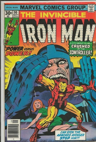 Iron Man #90 ORIGINAL Vintage 1976 Marvel Comics 