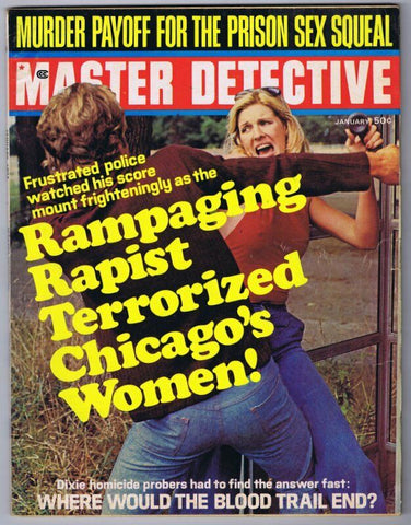 ORIGINAL Vintage January 1974 Master Detective Magazine GGA