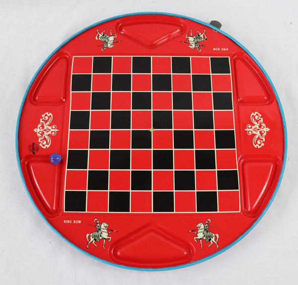 VINTAGE 2 in 1 Chinese + Regular Checkerboard Set Ohio Art Co 538