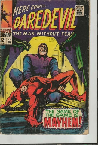 Daredevil #36 ORIGINAL Vintage 1968 Marvel Comics 