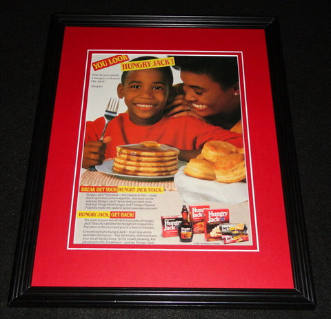 1991 Hungry Jack Pancakes Framed 11x14 ORIGINAL Vintage Advertisement