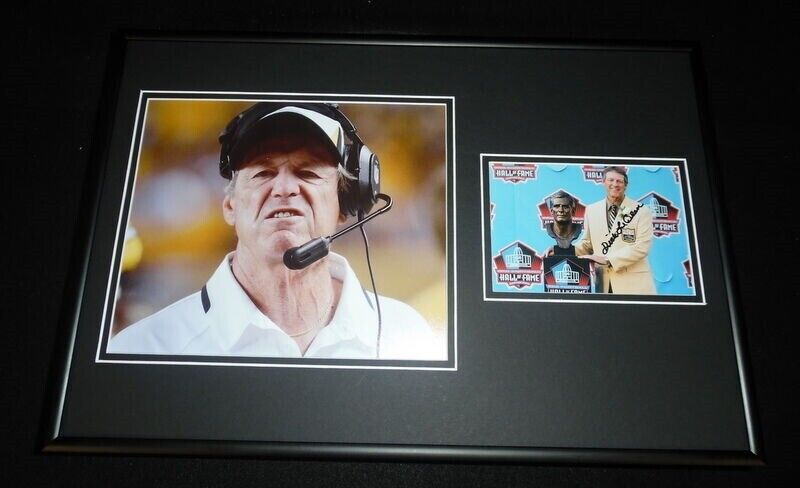 Dick LeBeau Signed Framed 12x18 Photo Display Steelers Titans Lions